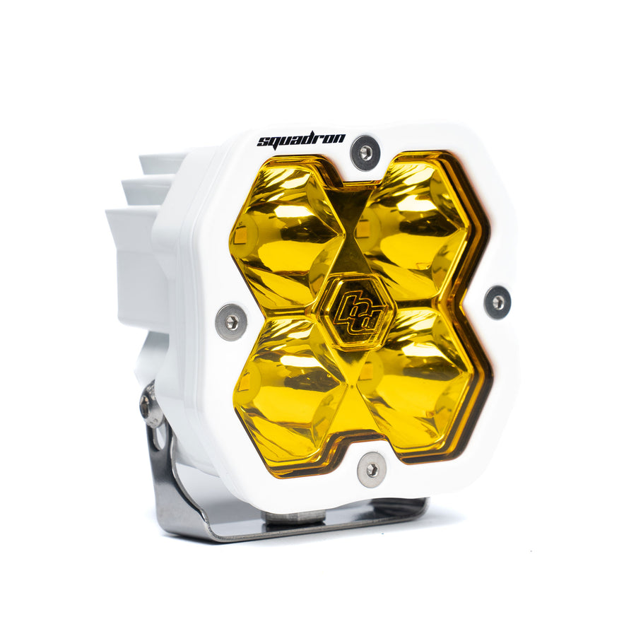 Luz auxiliar LED Baja Designs Squadron 2.0 Sport White LED Auxiliary Light Pod - Universal (Light Pattern: Spot, Color: Baja Amber)