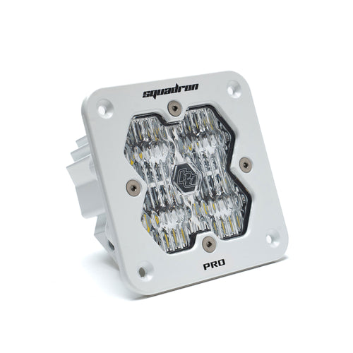 Luz Auxiliar LED Baja Designs Squadron 2.0 Pro White Flush Mount LED Auxiliary Light Pod | Universal