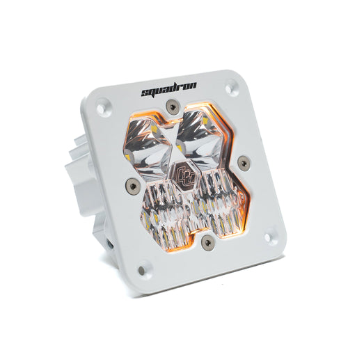 Luz Auxiliar LED Baja Designs Squadron 2.0 Sport White Flush Mount LED Auxiliary Light Pod | Universal
