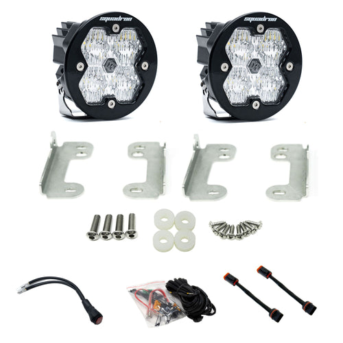Kit de Faros de Niebla Baja Designs Squadron-R 2.0 Sport Fog Pocket Light Kit | Jeep 2018-26 Wrangler JL; 2020-26 Gladiator JT; Note: con OE Sahara Bumper
