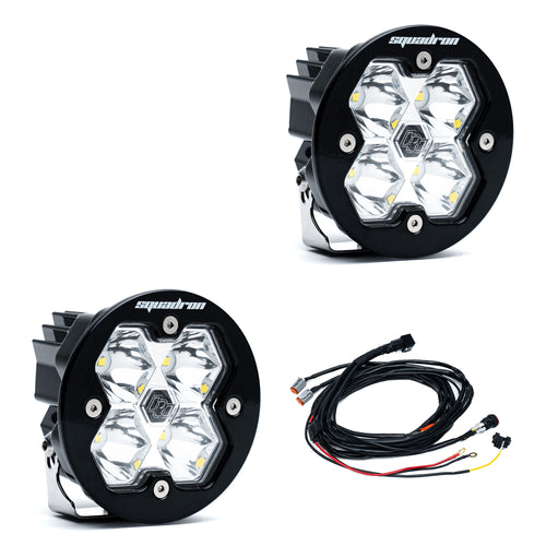 Luz Auxiliar LED Baja Designs Squadron-R 2.0 Sport negro LED Auxiliary Light Pod par | Universal