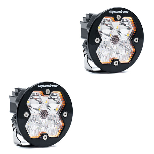 Luz Auxiliar LED Baja Designs Squadron-R 2.0 Sport negro LED Auxiliary Light Pod par | Universal