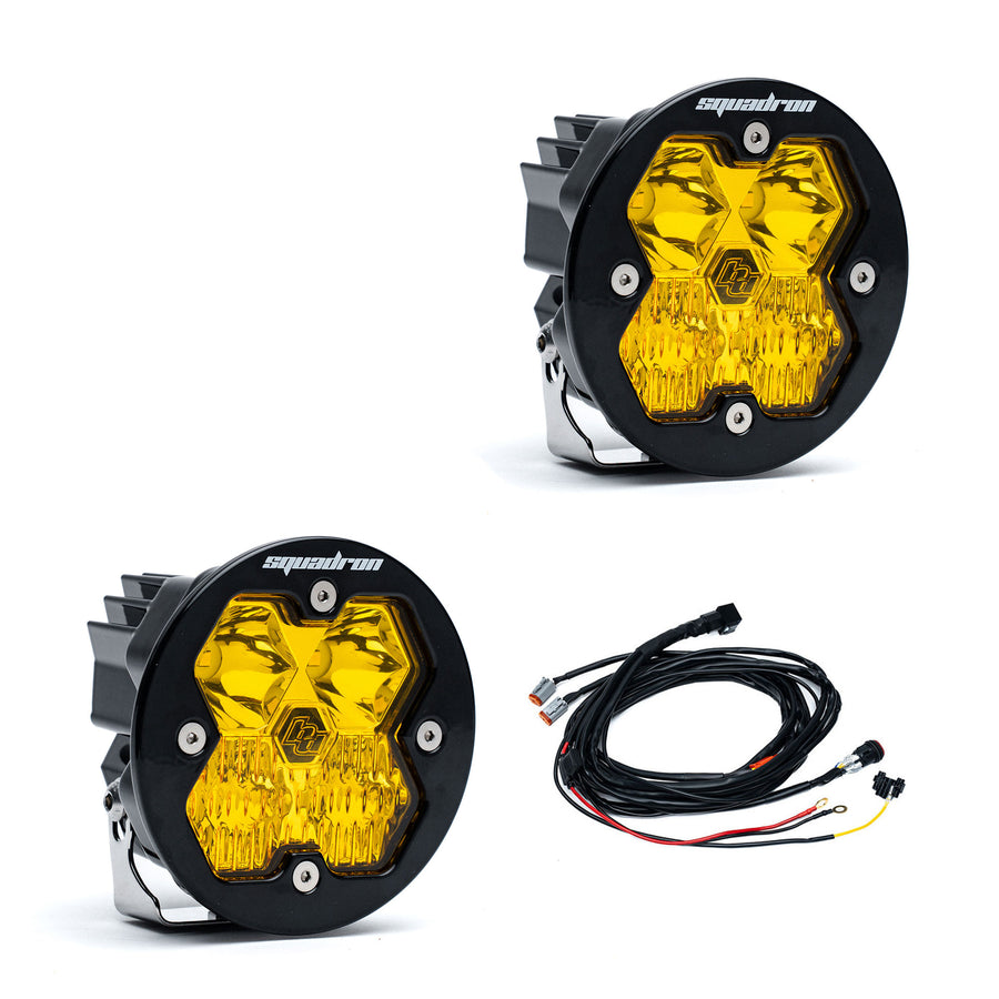 Luz Auxiliar LED Baja Designs Squadron-R 2.0 Sport negro LED Auxiliary Light Pod par | Universal