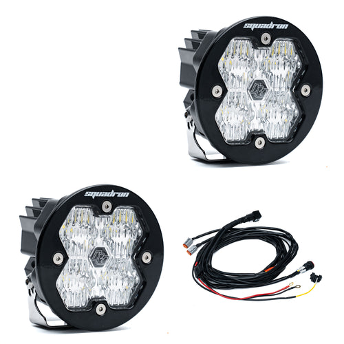 Luz Auxiliar LED Baja Designs Squadron-R 2.0 Sport negro LED Auxiliary Light Pod par | Universal