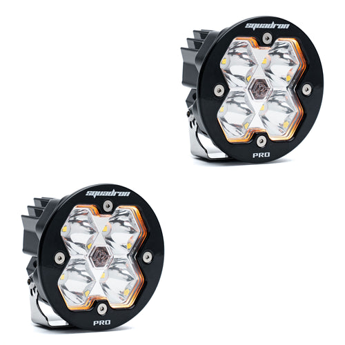 Luz Auxiliar LED Baja Designs Squadron-R 2.0 Pro negro LED Auxiliary Light Pod par | Universal