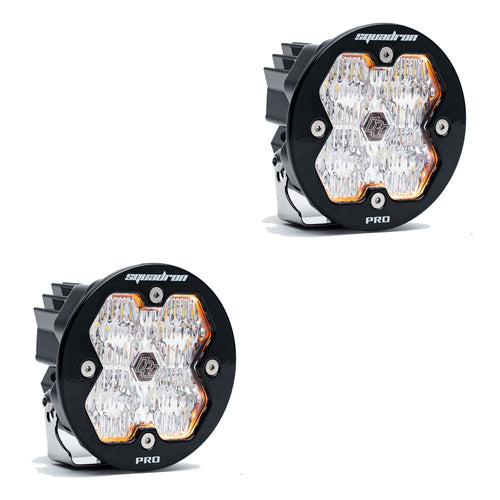 Luz Auxiliar LED Baja Designs Squadron-R 2.0 Pro negro LED Auxiliary Light Pod par | Universal