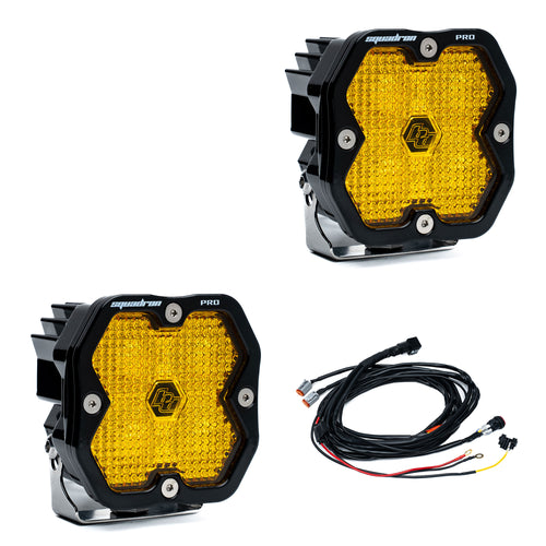 Luz Auxiliar LED Baja Designs Squadron 2.0 Pro negro LED Auxiliary Light Pod par | Universal