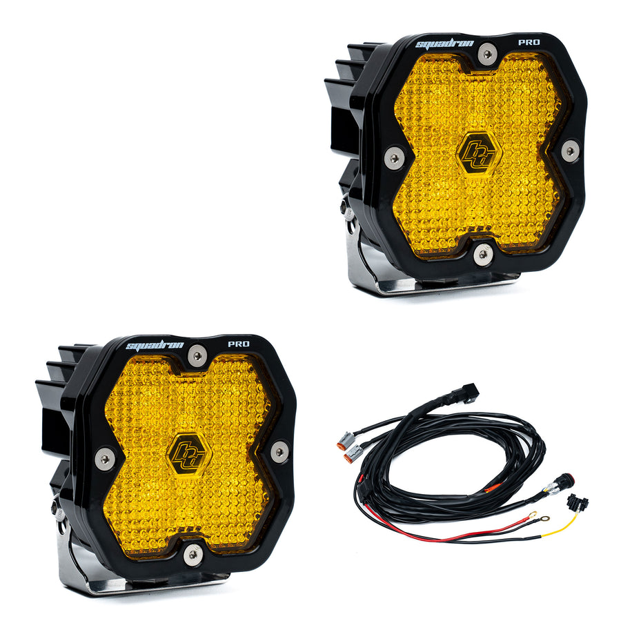 Luz Auxiliar LED Baja Designs Squadron 2.0 Pro negro LED Auxiliary Light Pod par | Universal