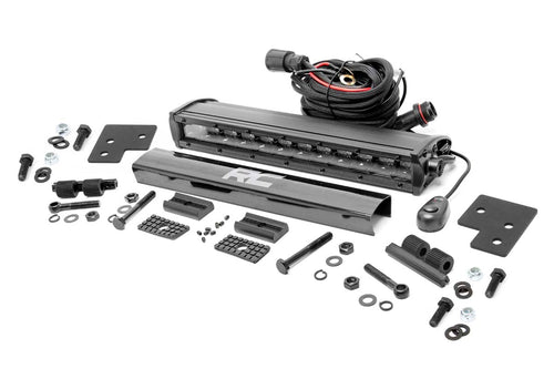 Kit de Luces LED | Montaje de Defensa | 12" Negro Single Row | Polaris Ranger XP 1000