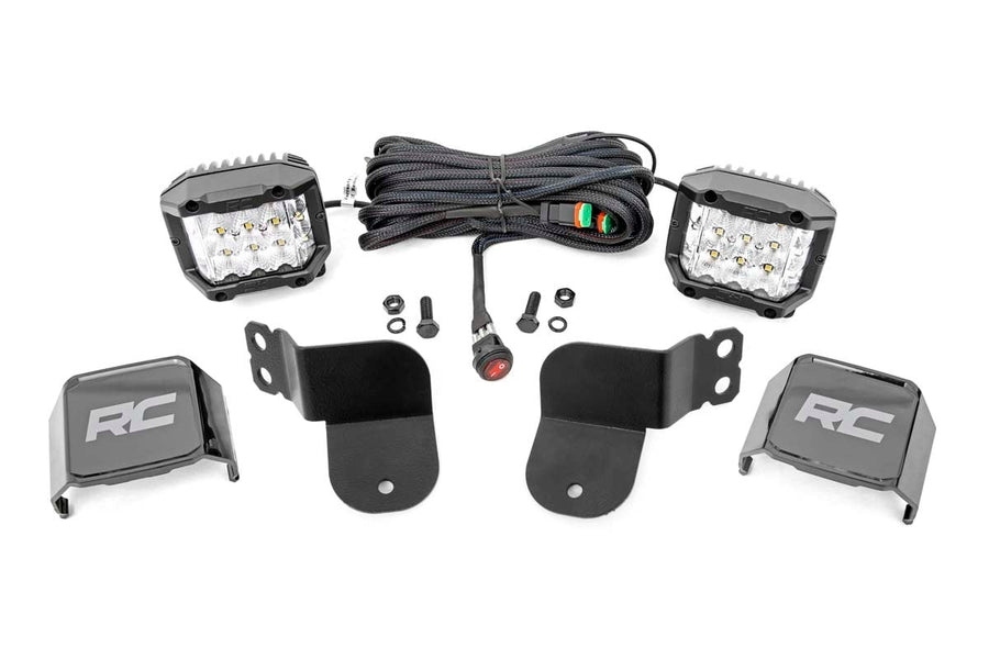 Kit de Luces LED | Montaje en Jaula | 3" OSRAM | Ángulo Amplio | Polaris General XP 4 1000