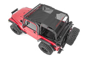 Techo Bikini de Malla Plus | Negro | Jeep Wrangler TJ (97-06)/Wrangler YJ (92-95)