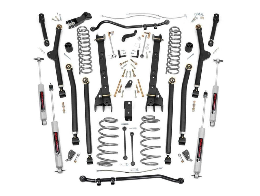 Kit de Elevación de 4 Pulgadas | Brazo Largo | Jeep Wrangler TJ 4WD (1997-2006)