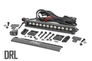 Luz LED | Montaje de Defensa | 12" Negro Single Row | Blanco DRL | Can-Am Defender HD 8/HD 9/HD 10