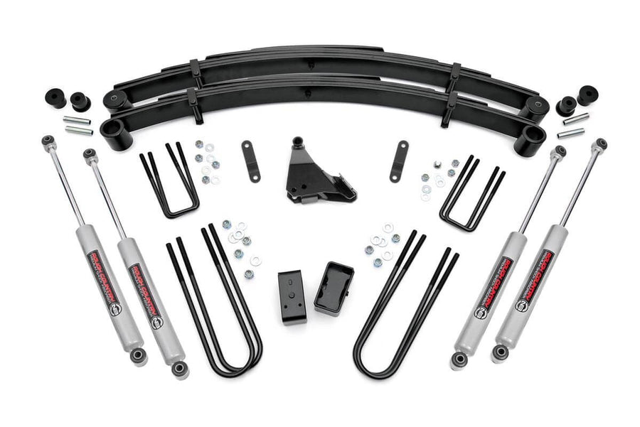 Kit de Elevación de 4 Pulgadas | Bloques Traseros | Ford F-250/F-350 Super Duty 4WD (1999-2004)