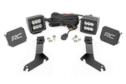 Kit de Luces LED | Montaje tipo Ditch | 2" Negro Pair | Spot | Chevy Silverado 1500 (99-06)/Tahoe (00-06)