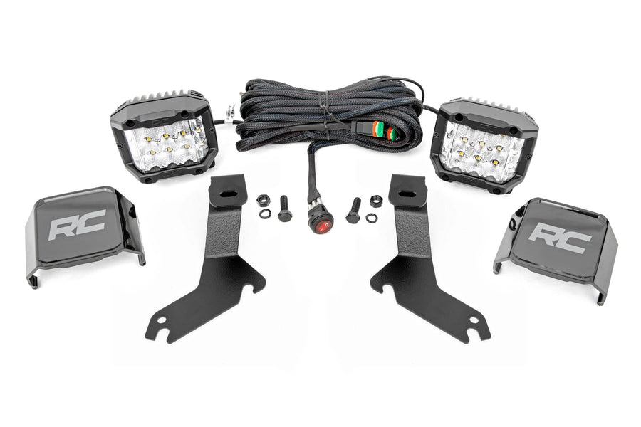 Kit de Luces LED | Montaje tipo Ditch | 3" OSRAM | Ancho | Chevy Silverado 1500 (99-06)/Tahoe (00-06)