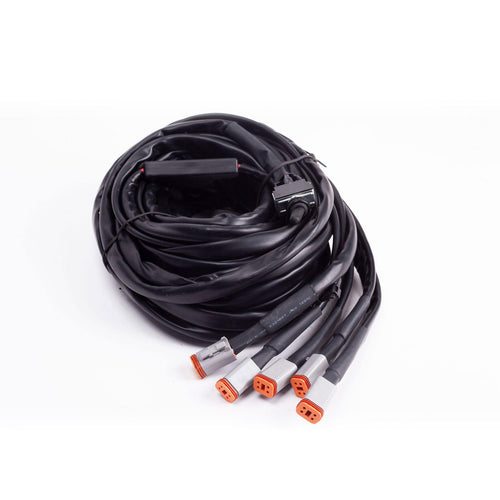 Luz Auxiliar LED Baja Designs LP6, LP4 Wiring arnes - 5 Light Max | Universal