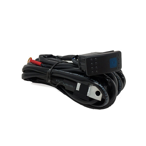 Barra de luz LED Baja Designs OnX6/S8 (10"-30") / XL UTV On/Off Rocker Switch Wiring Harnéss - Universal