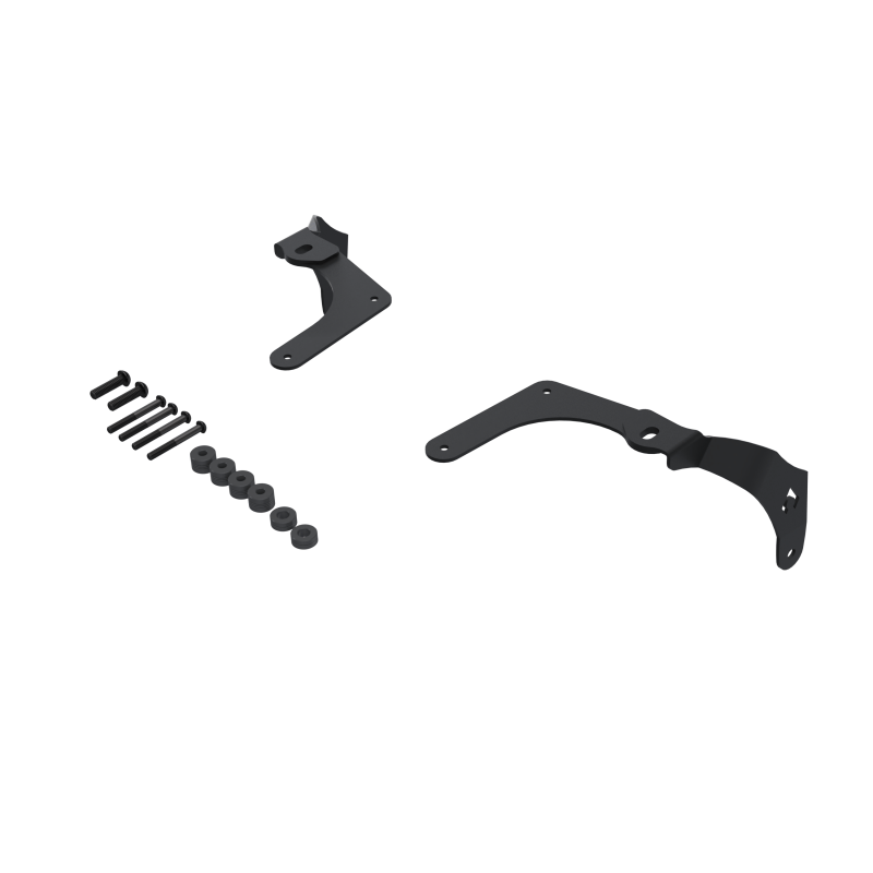 Soporte para luz LED (negro) (Gladiator JT Wrangler) para 2020-2026 Jeep Gladiator JT / 2018-2026 Jeep Wrangler JL/JLU