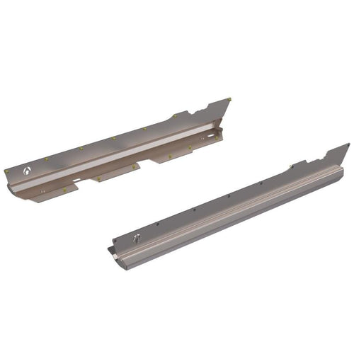 Proteccion lateral / slider trasero, aluminio | 1997-2006 Jeep Wrangler TJ/LJ