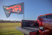 Portabandera | Riel de Caja | w/ Flag
