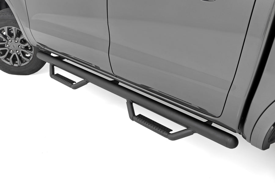 Estribos Tubulares | Longitud de Cabina | Cabina Crew | Ford Ranger 2WD/4WD (2019-2026)