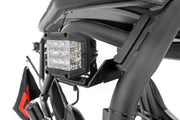 Luz LED | Montaje Trasero | 2" Negro Pair | Spot | Kawasaki Teryx 4 1000/Teryx 800