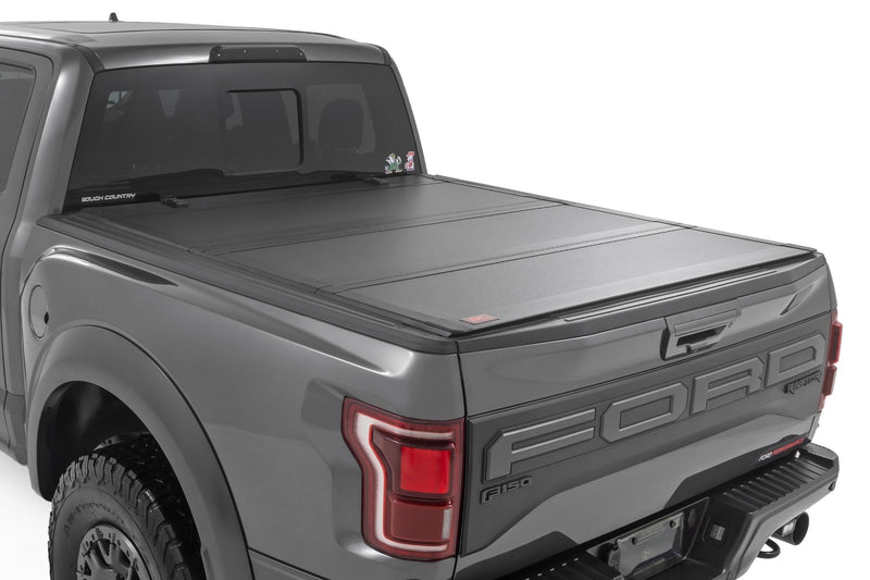 Tapa de Caja Tri-Fold Plegable para Ford F-150 (21-26)/F-150 Lightning (22-26)