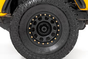 Rin de Acero con Beadlock Simulado | Negro | 17x9 | 6x5.5 | 4.25 Bore | -12
