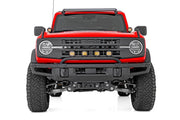 Montaje para Barra de Luces | 3.5" Redondo LED (Quad) | Negro | Ámbar DRL | OE Modular Acero | Ford Bronco (21-24)
