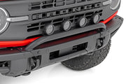 Montaje para Barra de Luces | 3.5" Redondo LED (Quad) | Negro | Ámbar DRL | OE Modular Acero | Ford Bronco (21-24)