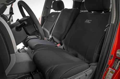 Fundas de Asiento | FR con y Funda de Consola Trasera | Toyota Tundra 2WD/4WD (07-13)