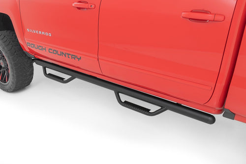 Estribos Tubulares | Longitud de Cabina | Cabina Crew | Chevy/GMC 1500 (14-18 & Classic)