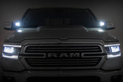 Kit de Luces LED | Montaje tipo Ditch | 2" Negro Pair | Ámbar DRL | Ram 1500 (19-26)