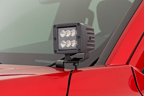 Kit de Luces LED | Montaje tipo Ditch | 2" Negro Pair | Spot | Toyota Tacoma (24-26)