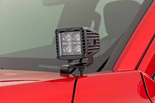 Kit de Luces LED | Montaje tipo Ditch | 2" Negro Pair | Ámbar DRL | Toyota Tacoma (24-26)