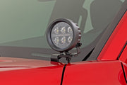 Kit de Luces LED | Montaje tipo Ditch | Serie Negro Redonda | 3.5 Inch | Ámbar DRL | Toyota Tacoma (24-26)