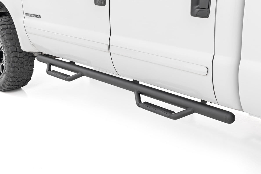 Estribos Tubulares | Longitud de Cabina | Cabina Crew | Ford F-250/F-350 Super Duty (99-16)