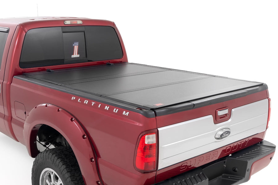 Cubierta de Caja Rígida Tri-Plegable Abatible | 6'10" Bed | Ford F-250/F-350 Super Duty (99-16)