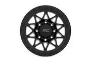 Rough Country 78 Serie Rin | Beadlock Simulado | Negro | 18x9 | 8x6.5 | -12mm