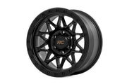 Rough Country 78 Serie Rin | Beadlock Simulado | Negro | 17x8.5 | 6x135 | +0mm