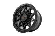 Rough Country 78 Serie Rin | Beadlock Simulado | Negro | 18x9 | 8x170 | 0mm