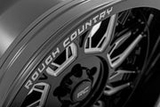 Rough Country 86 Serie Rin | Una Pieza | Negro Brillante | 20x10 | 5x5 | -19mm