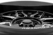 Rough Country 86 Serie Rin | Una Pieza | Negro Brillante | 20x10 | 6x135 | -19mm