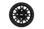 Rough Country 82 Serie Rin | UTV | Negro Semi Brillante | 15x7 | 4x156 | +10mm