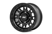 Rough Country 82 Serie Rin | UTV | Negro Semi Brillante | 15x7 | 4x137 | +10mm