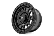 Rough Country 82 Serie Rin | UTV | Negro Semi Brillante | 15x7 | 4x110 | +10mm