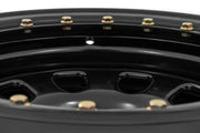 Rin de Acero con Beadlock Simulado | Negro | 15x8 | 5x4.5 | 3.30 Bore | -19