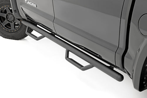 Estribos Tubulares | Longitud de Cabina | CrewMax | Caja de 5'7