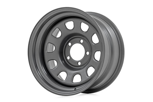 Rin de Acero | Gris | 16x8 | 6x5.5 | 4.25 Bore | -12